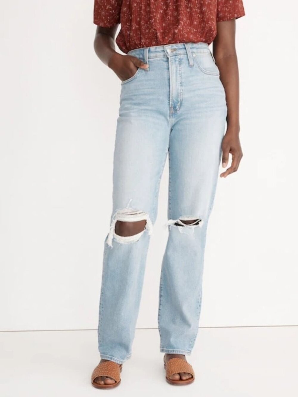 Madewell curvy perfect vintage straight jean